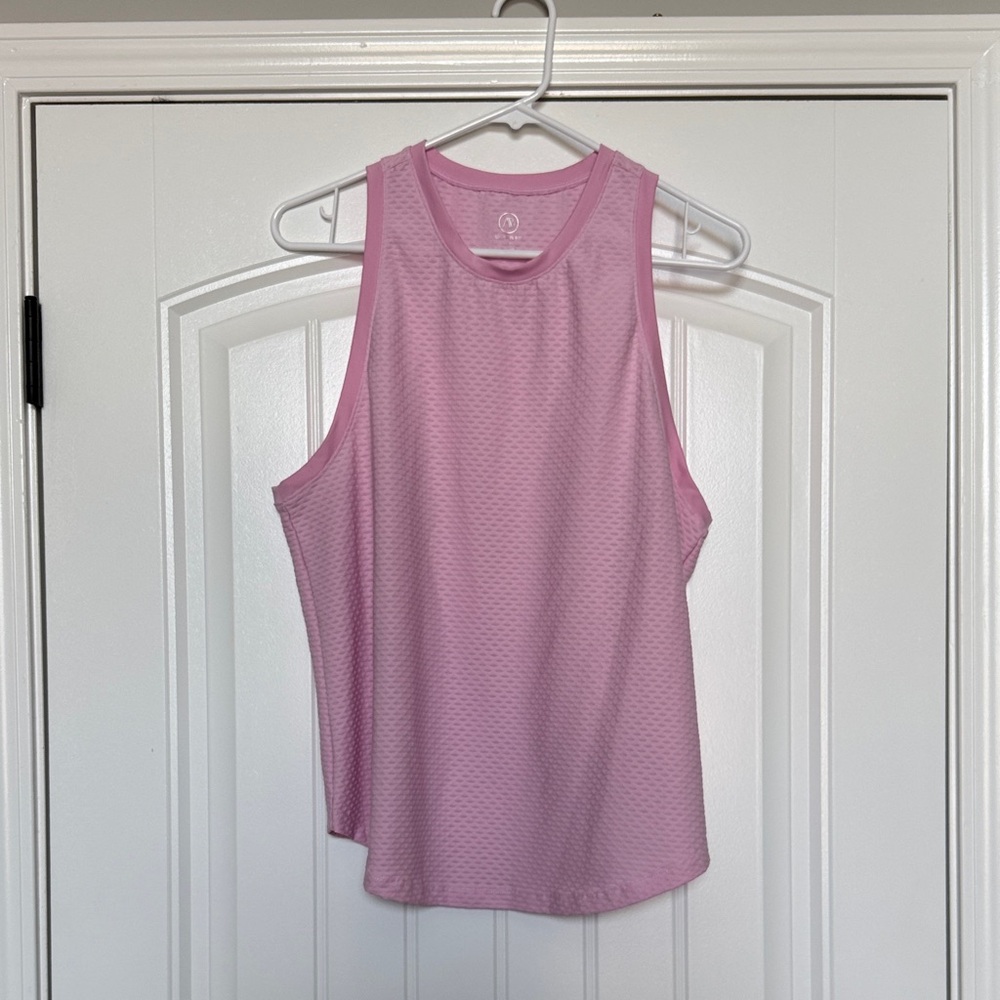 Addison Bay Pink Textured Workout TanK